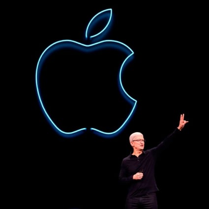 US President Donald Trump said he told Apple CEO Tim Cook that the company should should start "building 5G." (Picture: Brittany Hosea-Small/AFP)