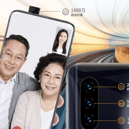 The phone comes with a pop-up selfie camera and three rear cameras. (Picture: JD.com)