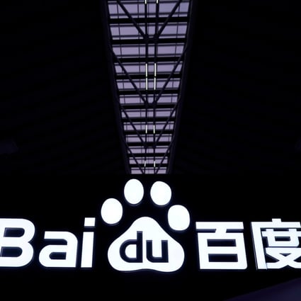 A Baidu sign seen at the World Internet Conference (WIC) in Wuzhen, China, on October 20, 2019. (Picture: Aly Song/Reuters)