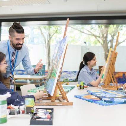 Students receive individualised support in the school’s Art Studio