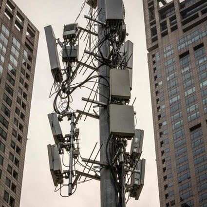  This cellphone tower in Beijing equipped with 5G gear probably doesn’t see many anti-5G protestors. (Picture: Nicolas Asfouri / AFP)