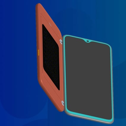 Oppo’s design appears to be a detachable flip case with a keyboard at the center. (Picture: Oppo via WIPO)
