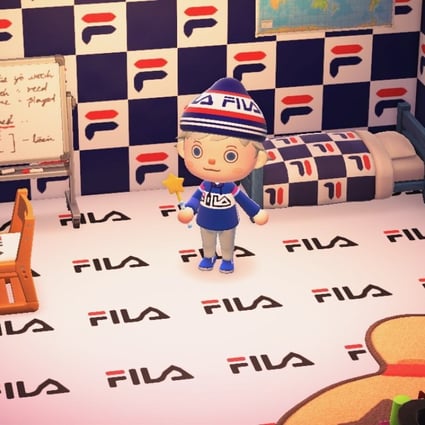 Apparel brands like 100 Thieves and Fila are using Animal Crossing to boost their clout. (Picture: Cyber Games Arena via Facebook)
