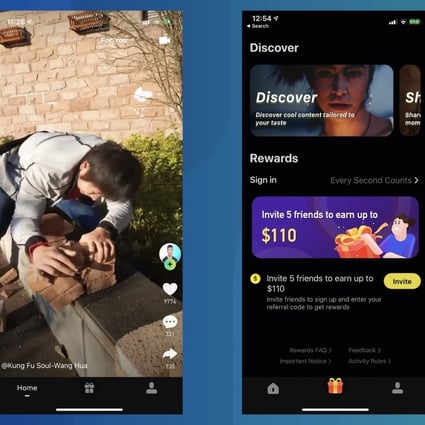 A Tiktok Clone Is Topping The Charts By Paying Users To Watch Videos South China Morning Post
