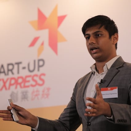 Clearbot founder Sidhant Gupta credits the Start-Up Express programme with helping the company establish valuable connections outside Hong Kong