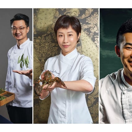 From left to right: Cobo House’s executive chefs Devon Hou and Ray Choi; Financier-turned-chef Sandy Keung pioneered ingredient-based cuisine at her restaurant TABLE; Junno Li, executive chef at The Chinese Library.