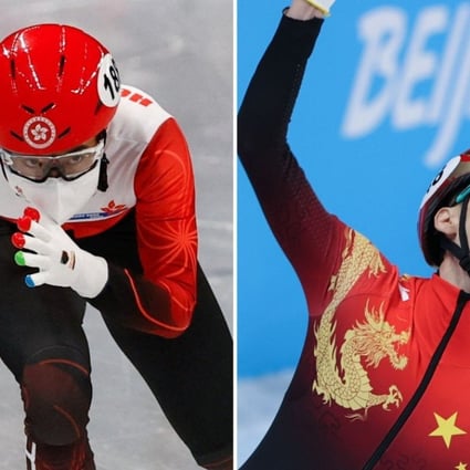 Hong Kong Olympic short-track speed skater Sidney Chu (left) and China world record-holder and reigning champion Wu Dajing. Photos: Reuters, Xinhua   