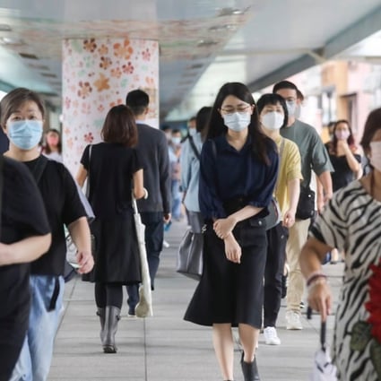 Hong Kong is experiencing a rise in Covid-19 infections.  Photo: Xiaomei Chen