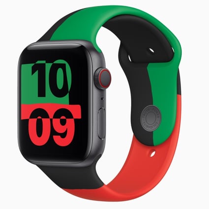 Apple has launched the Black Unity Collection for Black History Month. The collection is made up of three parts: a limited edition Apple Watch Series 6, the Black Unity Sport Band, and a Unity watch face. Photo: Apple