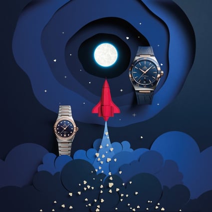 Omega’s 2021 Valentines edition watches are ready for take-off. Photo: Omega