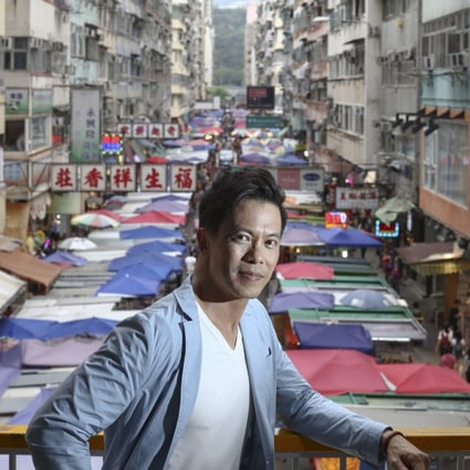 Hong Kong-born Hollywood actor Byron Mann in Mong Kok, Hong Kong. Photo: Nora Tam