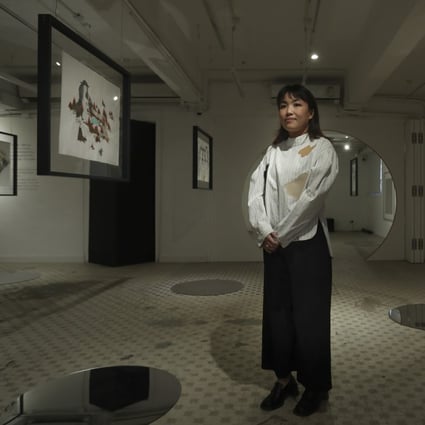 Eunice Tsang, curator and manager of Present Projects, at the gallery, which opened in Hong Kong’s Sham Shui Po neighbourhood in January. Photo: Jonathan Wong