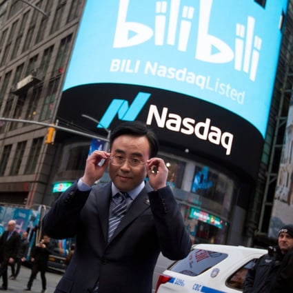 Rui Chen, chairman and CEO of Bilibili, has been labelled a “Buddhist entrepreneur”. Photo: Bloomberg
