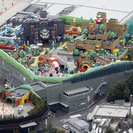 Super Nintendo World, featuring the popular video game character Super Mario, is set to open at the Universal Studios Japan theme park in Osaka later this year. Photo: Kyodo News via Getty Images