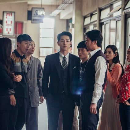 Song Joong-ki (centre) in a scene from Vincenzo, Netflix’s new mafia-inspired K-drama series.