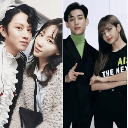 Super Junior’s Heechul and Girls’ Generation’s Taeyeon, former Got7 member Bambam and Blackpink’s Lisa, and Jennie and Red Velvet’s Irene. Photos: @SMTown_SNSD; @soompi; @Baejoohyunews/Twitter

·