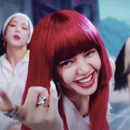Blackpink’s Lisa sporting a “hime cut” in the MV for How You Like That. Photo: Buro MY