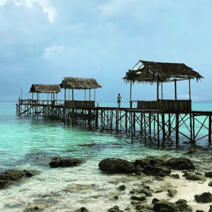 Elon Musk, CEO of SpaceX, and Biak, an island in Indonesia’s Papua province, slated to be home to a launch site against the wishes of its islanders. Photo: TNS, @visitbiak/Instagram