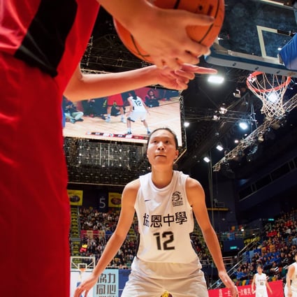 Yannie Chan leads Heep Yunn School to beat Hon Wah College 66-46 to become champions of the 2018/19 Nike All Hong Kong Schools Jing Ying Basketball Tournament at Queen Elizabeth Stadium, Hong Kong, on January 27, 2019. Photo: SCMP