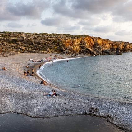 Geropotamos beach in Panormos, Greece. The country will open to tourists from May 14. Photo: Getty Images