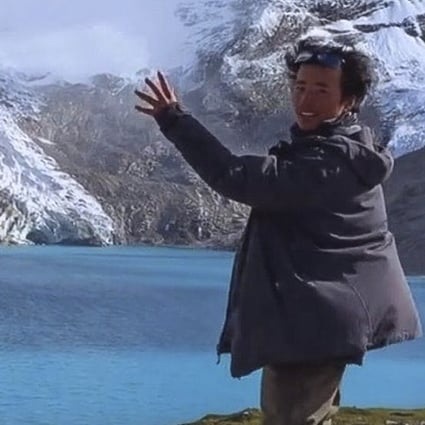 Wang Xiangjun sought to raise awareness of climate change with his videos of glaciers. Photo: Wang Xiangjun