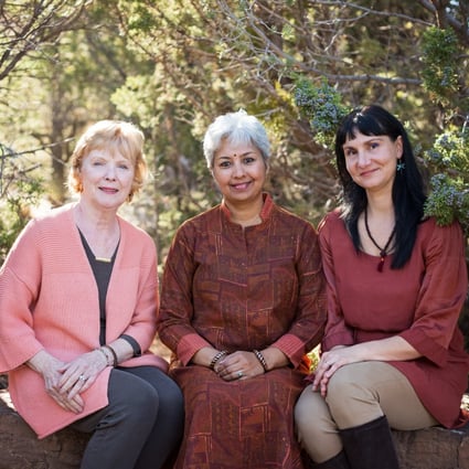 Grief counsellors Lo Anne Mayer, Uma Girish and Daniela Norris. Photo: International Grief Council