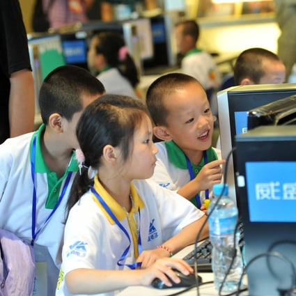 The Cyberspace Administration of China rolled out new rules in 2019 that raised the level of protection required for the collection, storage, use, transfer and disclosure of children’s personal information in the country. Photo: Agence France-Presse
