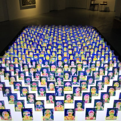 Siu Wai Hang’s Hot Shots (2021) is a miniature cemetery in glorious technicolour. It is part of the “Can’t Touch This!” exhibition at  WMA Space in Central, Hong Kong.  