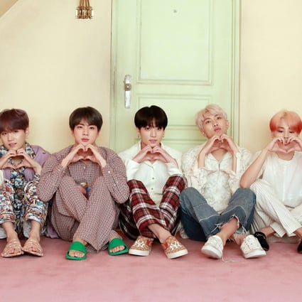K-pop boy band BTS, like other boy and girl bands in Korea, live together. While this can create very strong bonds, it has also been linked to bullying and mental health issues in other groups. Photo: Big Hit Entertainment