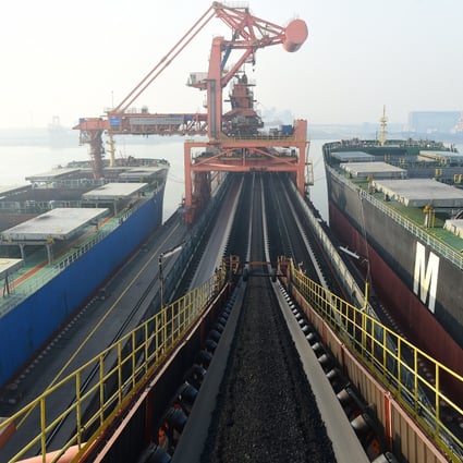 Coal imports into China for the first two months of 2021 fell nearly 40 per cent compared to a year ago, according to China customs data. Photo: Xinhua