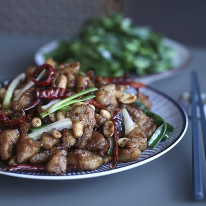 Susan Jung’s stir-fried chilli chicken. Photography: SCMP / Jonathan Wong. Styling: Nellie Ming Lee. Kitchen: courtesy of Wolf at House of Madison