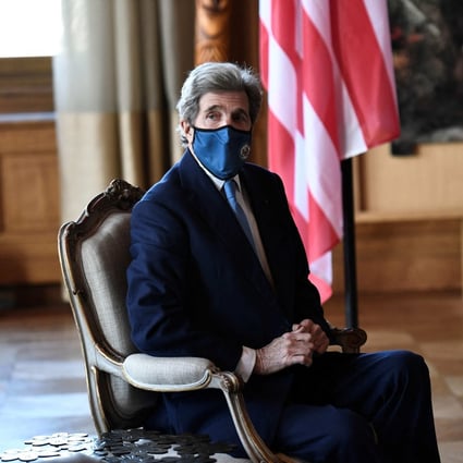 John Kerry, a former US senator and secretary of state, is the Biden administration’s US climate envoy. Photo: AFP