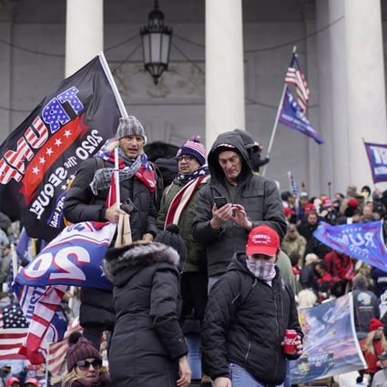 Protesters storm the US Capitol in Washington, DC on January 6. Photo: Los Angeles Times / TNS