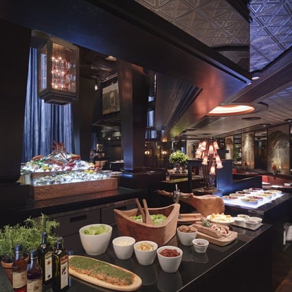 The seafood and salad bar at Grand Hyatt Steakhouse. Photo: handout