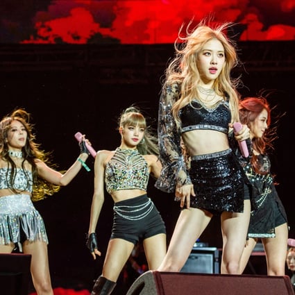 Blackpink performing on stage during the 2019 Coachella Valley Music And Arts Festival in California. Photo: Getty Images