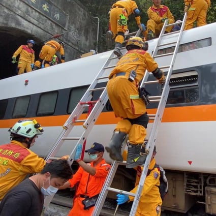 Taiwan train crash: 48 killed, 66 hurt in collision with runaway truck | South China Morning Post