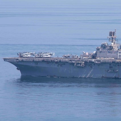 The USS Makin Island entered the South China Sea late on Wednesday. Photo: Twitter