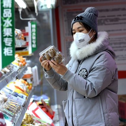 China’s consumer price index (CPI) rose to plus 0.4 per cent in March from a year earlier, compared to minus 0.2 per cent in February. Photo: Xinhua