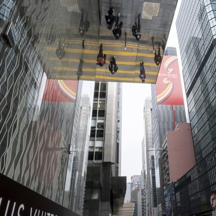 A screen shows a message marking the listing of Baidu in Hong Kong on March 23. Photo: Bloomberg