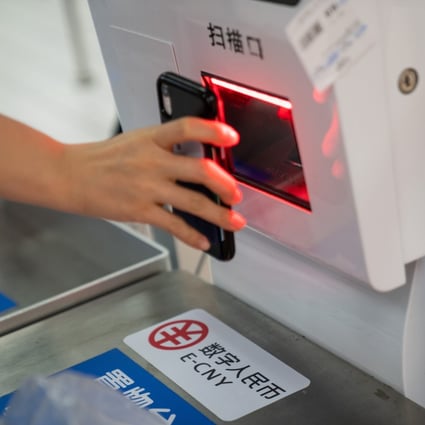 China has previously called on major central banks to work together to ensure sovereign digital currencies are compatible with each other. Photo: Bloomberg