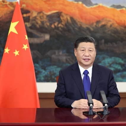 President Xi Jinping addresses a virtual climate summit of more than 70 world leaders in December. He is expected to attend the Earth Day talks on April 22 and 23. Photo: Xinhua