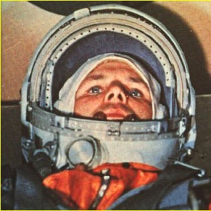 Soviet cosmonaut Yuri Gagarin in the Vostok 1 command capsule on April 12, 1961. File photo: AFP