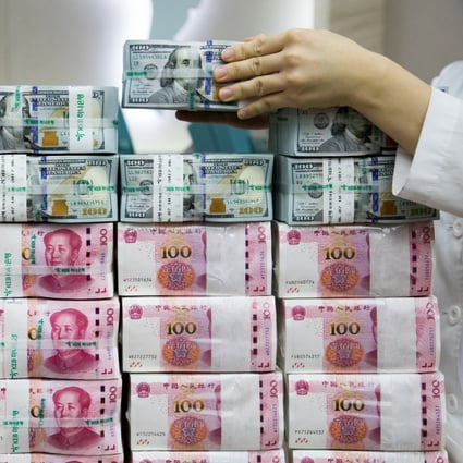 The offshore yuan extended its intraday gain slightly following the news, strengthening around 0.2 per cent to touch a new high for the day of around 6.5462 per US dollar. Photo: Bloomberg