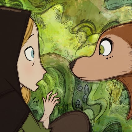 Robyn Goodfellowe, voiced by Honor Kneafsey (left), and Mebh Óg Mactíre, voiced by Eva Whittaker, in Wolfwalkers. Made by Irish animation studio Cartoon Saloon, it has been nominated for an Academy Award this year for best animated film. Photo: AP 