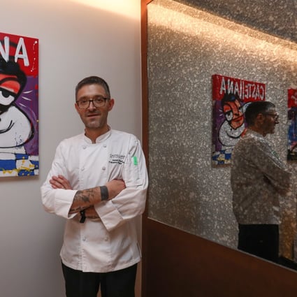 Fabiano Palombini, executive chef of Castellana restaurant, in Causeway Bay. Photo: SCMP / Jonathan Wong