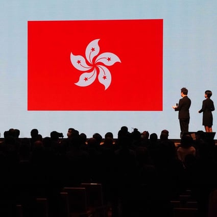 The opening ceremony of Hong Kong’s National Security Education Day 2021. Photo: Felix Wong