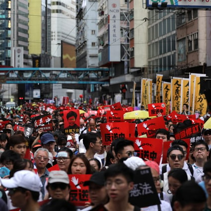 Beijing says two mainlanders who had been studying in Hong Kong were arrested for taking part in protests in the city in 2019. Photo: Sam Tsang