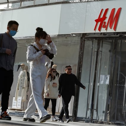 An H&M store in Beijing. China is one of the company’s main cotton suppliers. Photo: Reuters