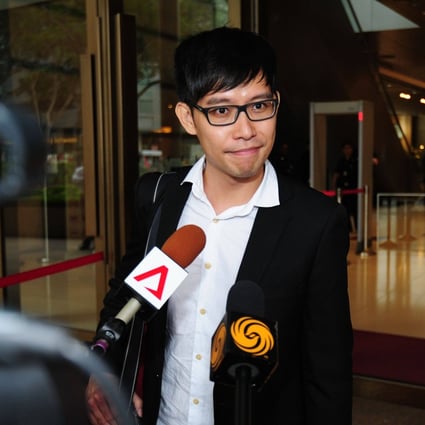 Blogger Roy Ngerng, who was sued by Singapore Prime Minister Lee Hsien Loong. Photo: AFP