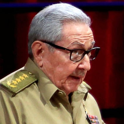 First Secretary Raul Castro speaks during the opening session of the eighth congress of the Cuban Communist Party in Havana on Friday. Photo: Cuban News Agency (ACN) via AFP